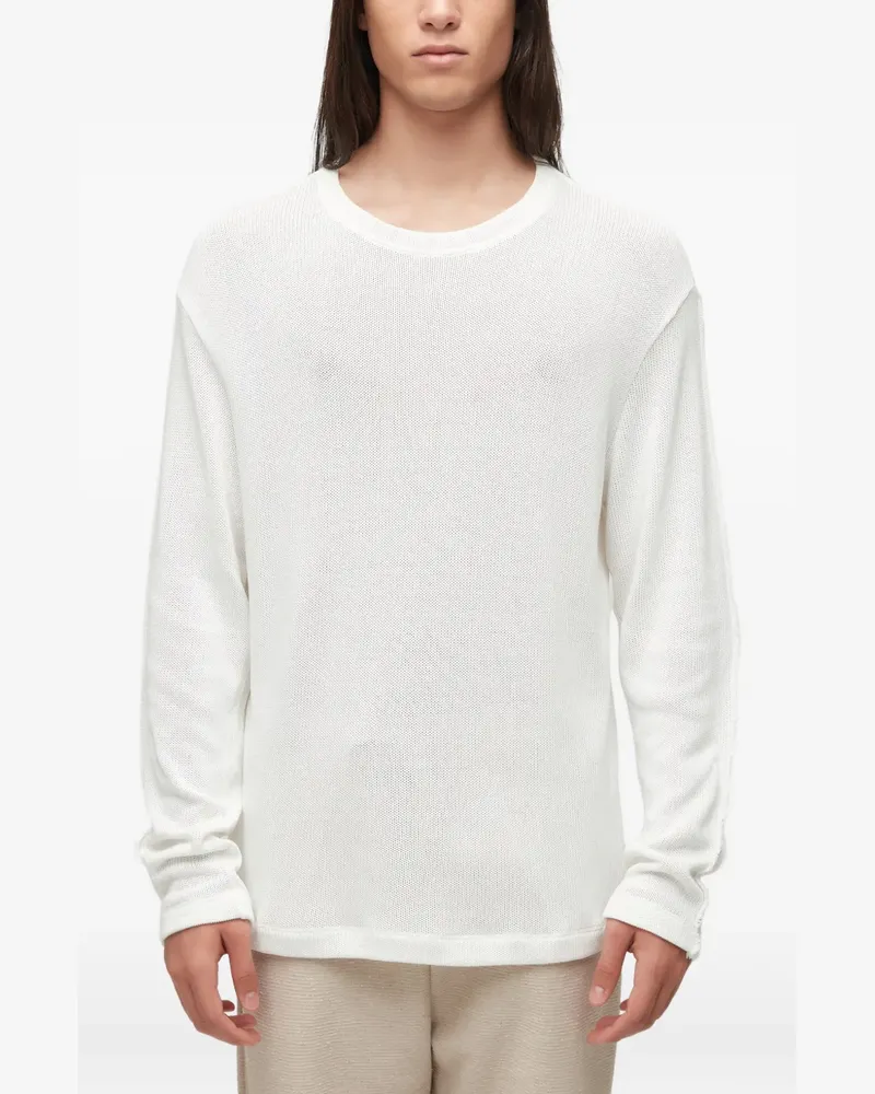 Osklen Texturiertes T-Shirt - Weiß Weiß