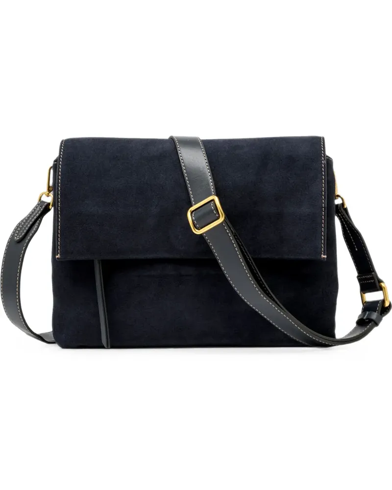 Gianni Chiarini medium Three suede cross body bag - Blau Blau