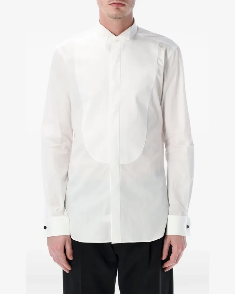 XACUS Tailor Plastron Hemd - Weiß Weiß