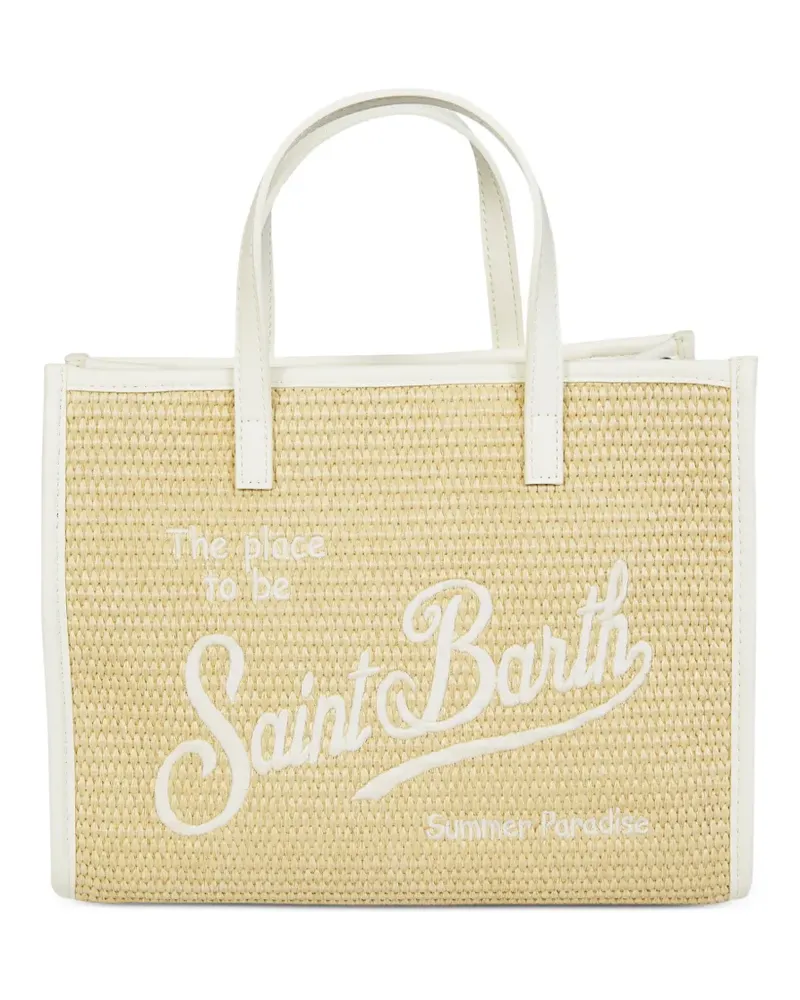 MC2 Saint Barth Vivian embroidered tote-bag - Nude Nude