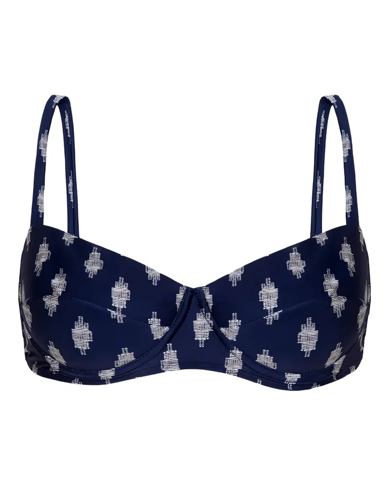 Lenny Niemeyer Wally Bikinioberteil mit Print - Blau Blau