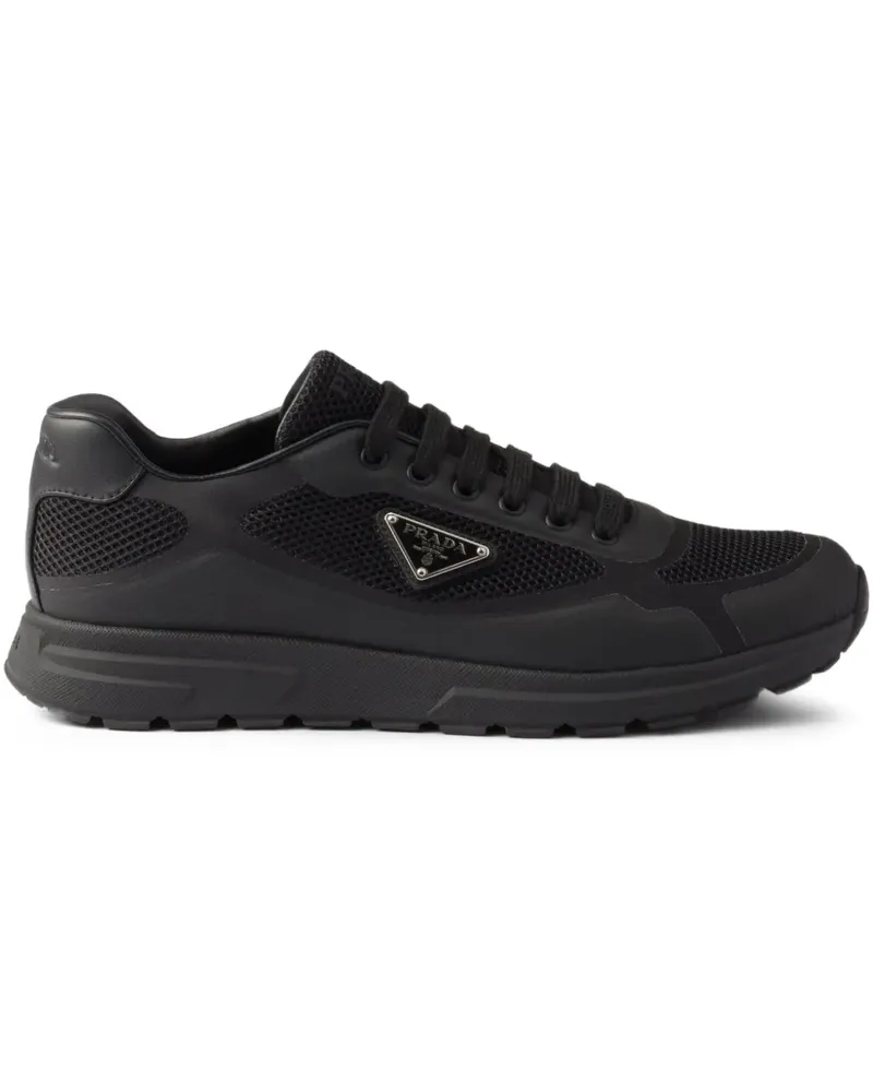 Prada Prax 2.0 Sneakers mit Mesh-Einsatz - Schwarz Schwarz