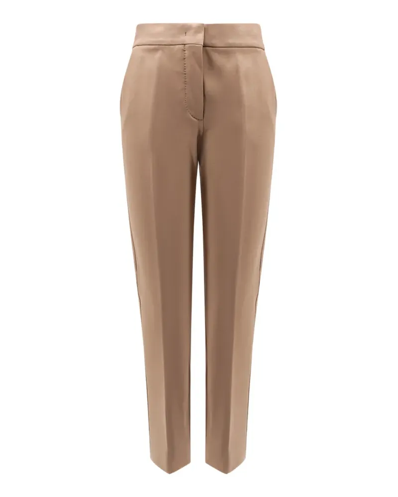 Max Mara Hose mit Seitentaschen - Braun Braun