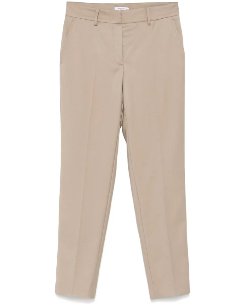 Boglioli Klassische Tapered-Hose - Braun Braun