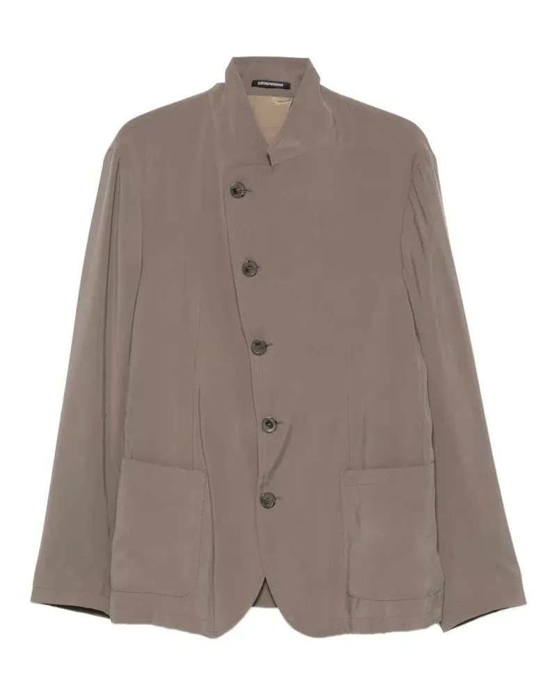 Emporio Armani button-fastening jacket - Nude Nude
