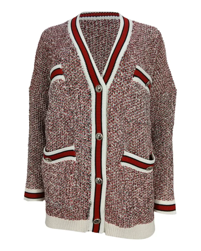 Maje Cardigan mit Knopfverschluss - Rot Rot