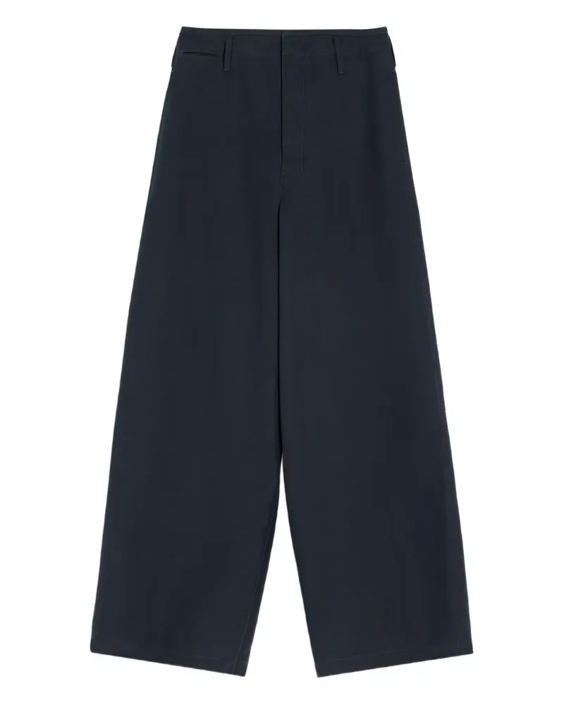 Christophe Lemaire Hose mit Paspelierung - Blau Blau