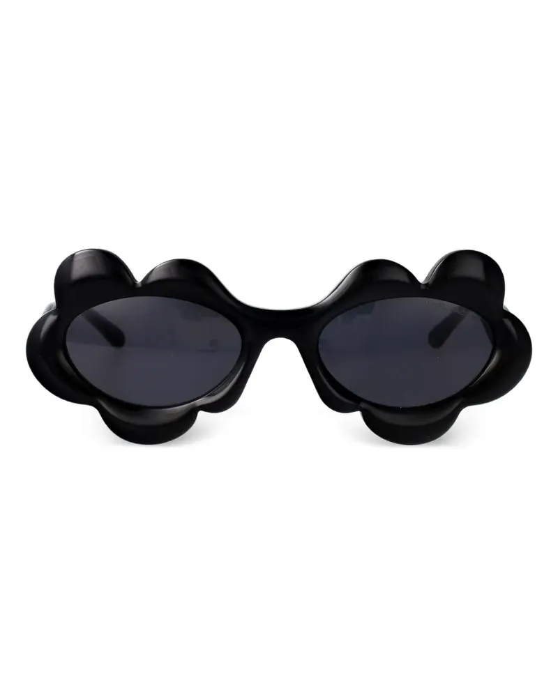 Marc Jacobs flower-frame sunglasses - Schwarz Schwarz