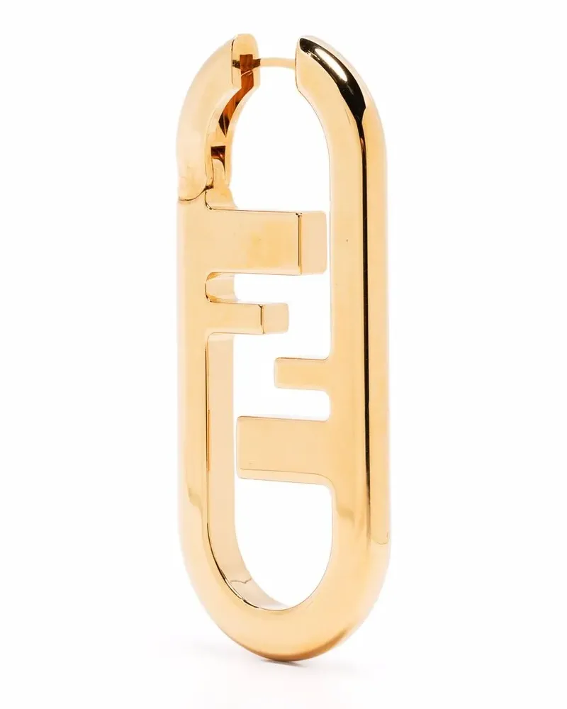 Fendi Ohrring mit Monogramm - Gold Gold
