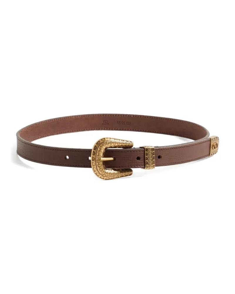 Valentino Garavani VLogo Signature Gürtel 20mm - Braun Braun