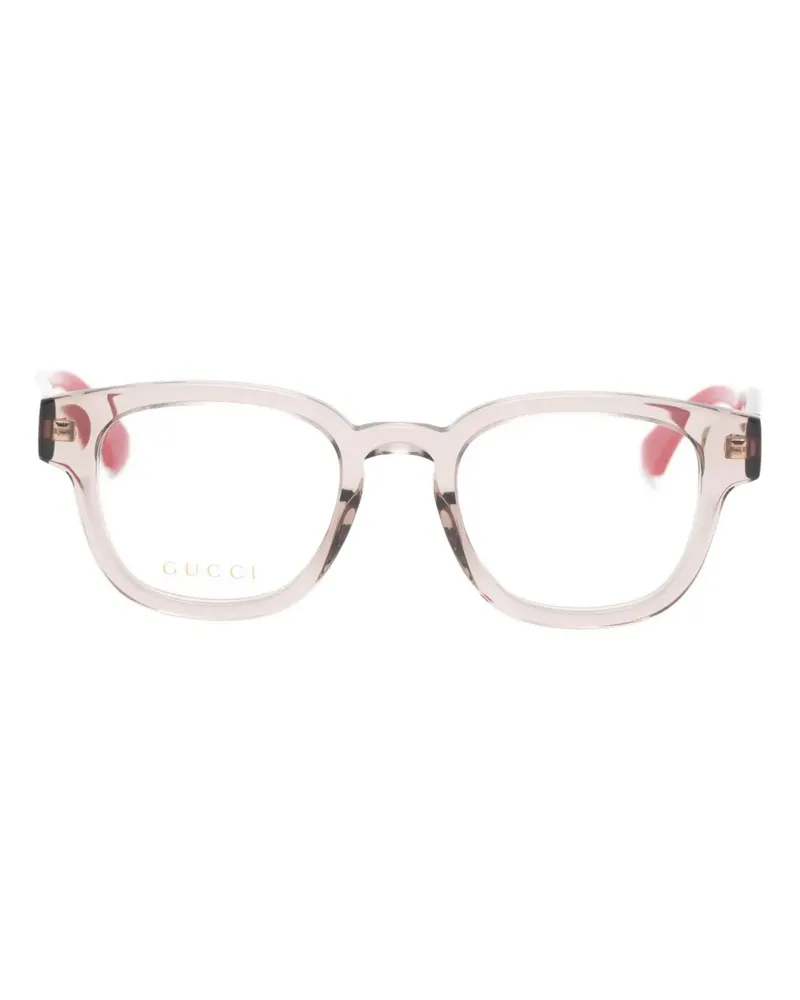 Gucci Brille mit eckigem Gestell - Rosa Rosa