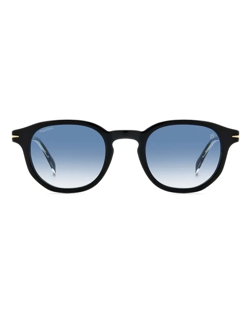 EYEWEAR by DAVID BECKHAM Sonnenbrille mit Cat-Eye-Gestell - Schwarz Schwarz
