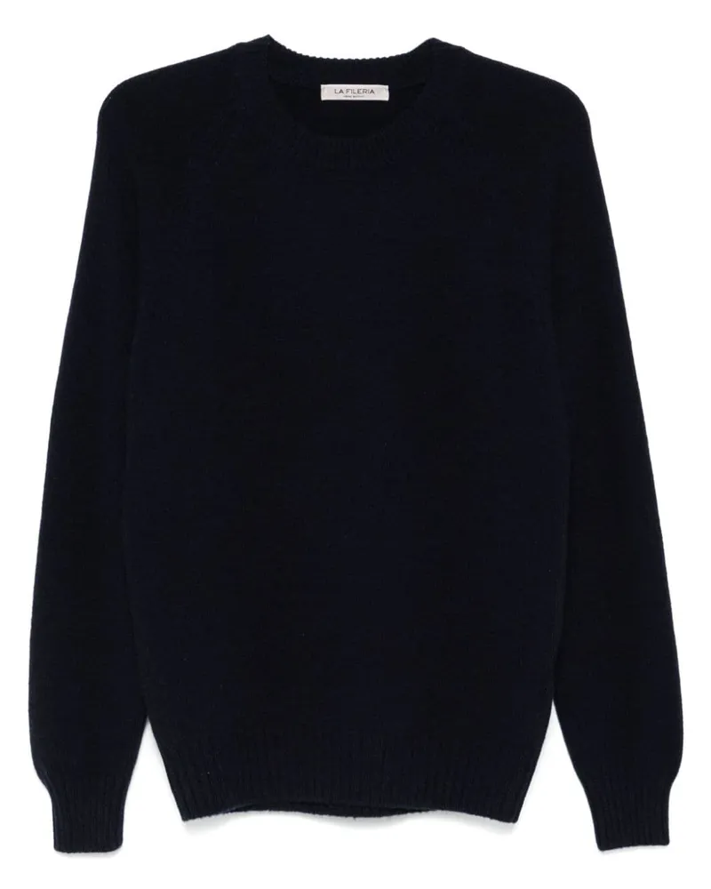 La Fileria Pullover mit Rundhalsausschnitt - Blau Blau