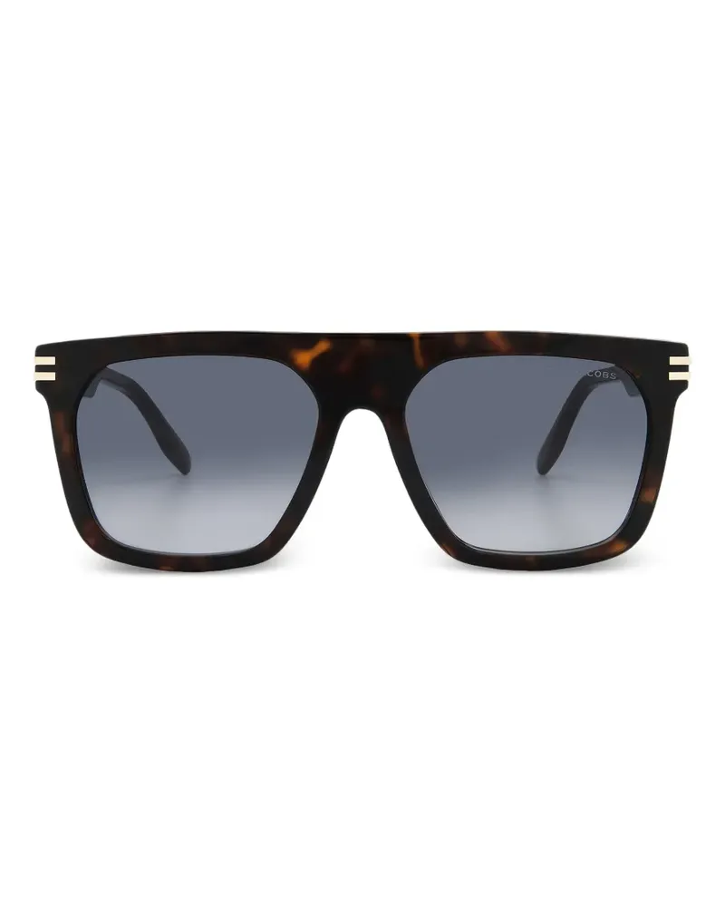 Marc Jacobs Sonnenbrille mit eckigem Gestell - Braun Braun