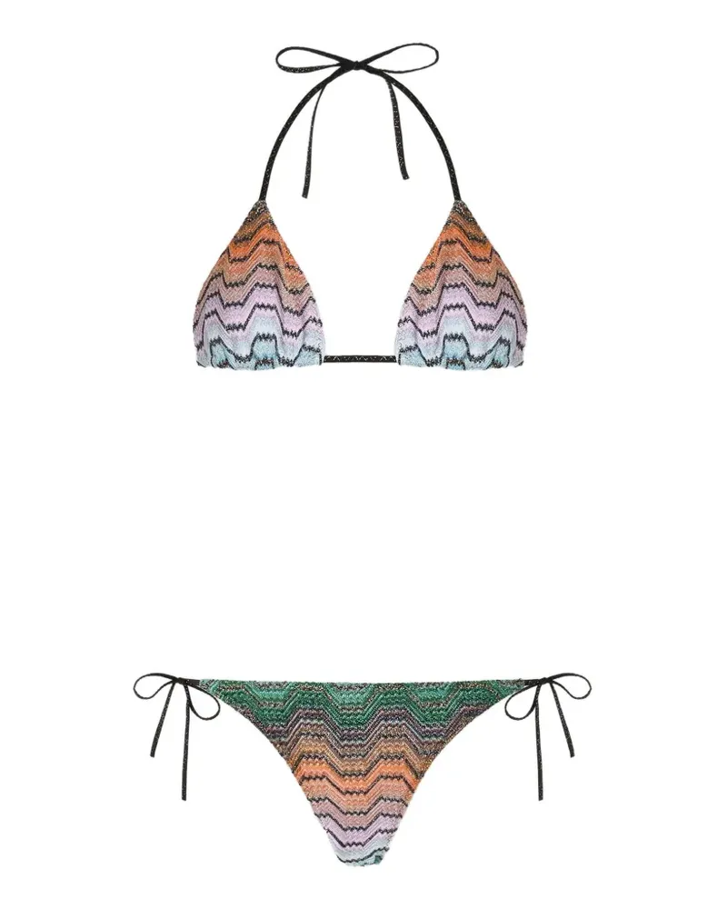 Missoni bikini in viscose lamé blend - Orange Orange