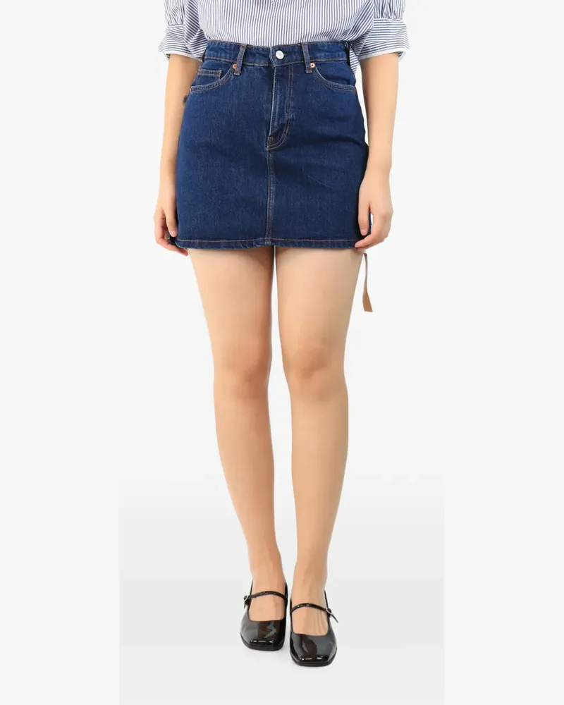 Reformation high-waisted mini skirt - Blau Blau