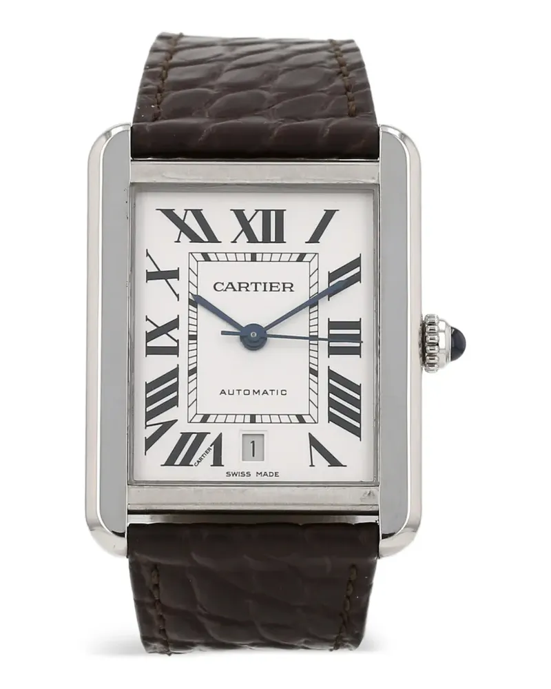 Cartier 2010s Tank Solo 40mm watch - Silber Silber