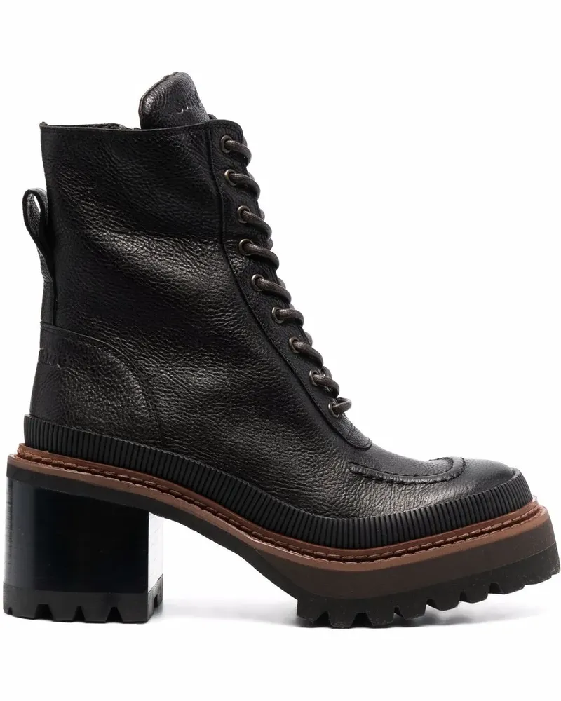 See by Chloé Mahalia Schnürstiefeletten - Schwarz Schwarz