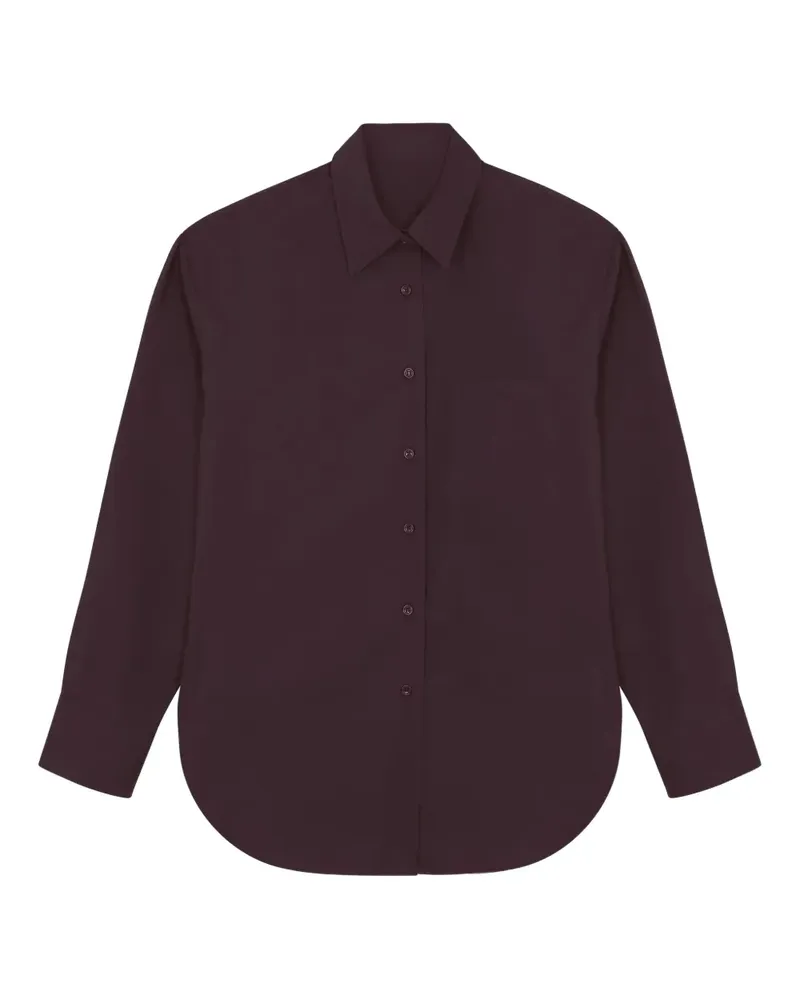 FRANKIE Shop Lui Hemd mit Tasche - Violett Violett
