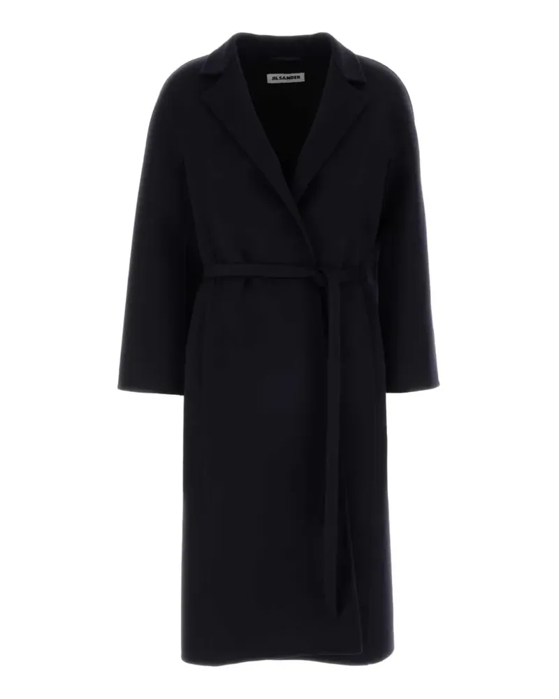 Jil Sander belted wool coat - Blau Blau