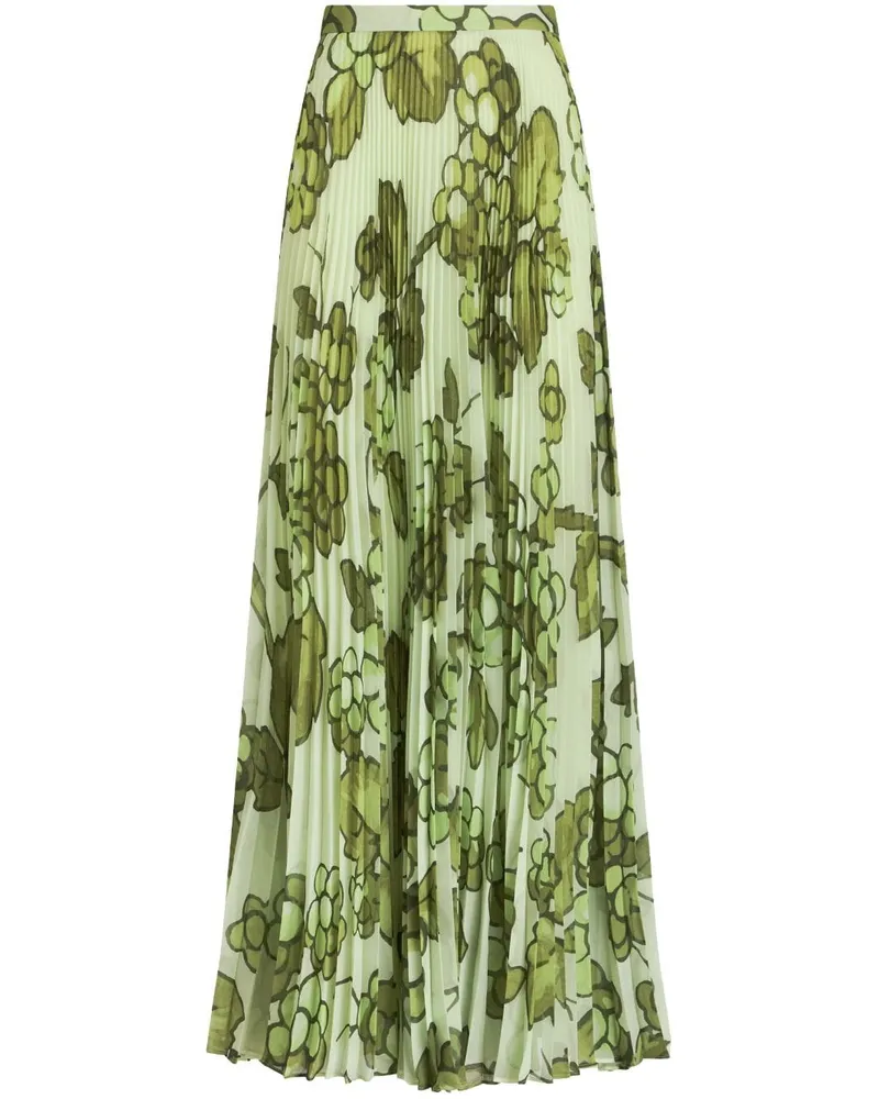 Etro Maxirock mit Print - Grün Grün