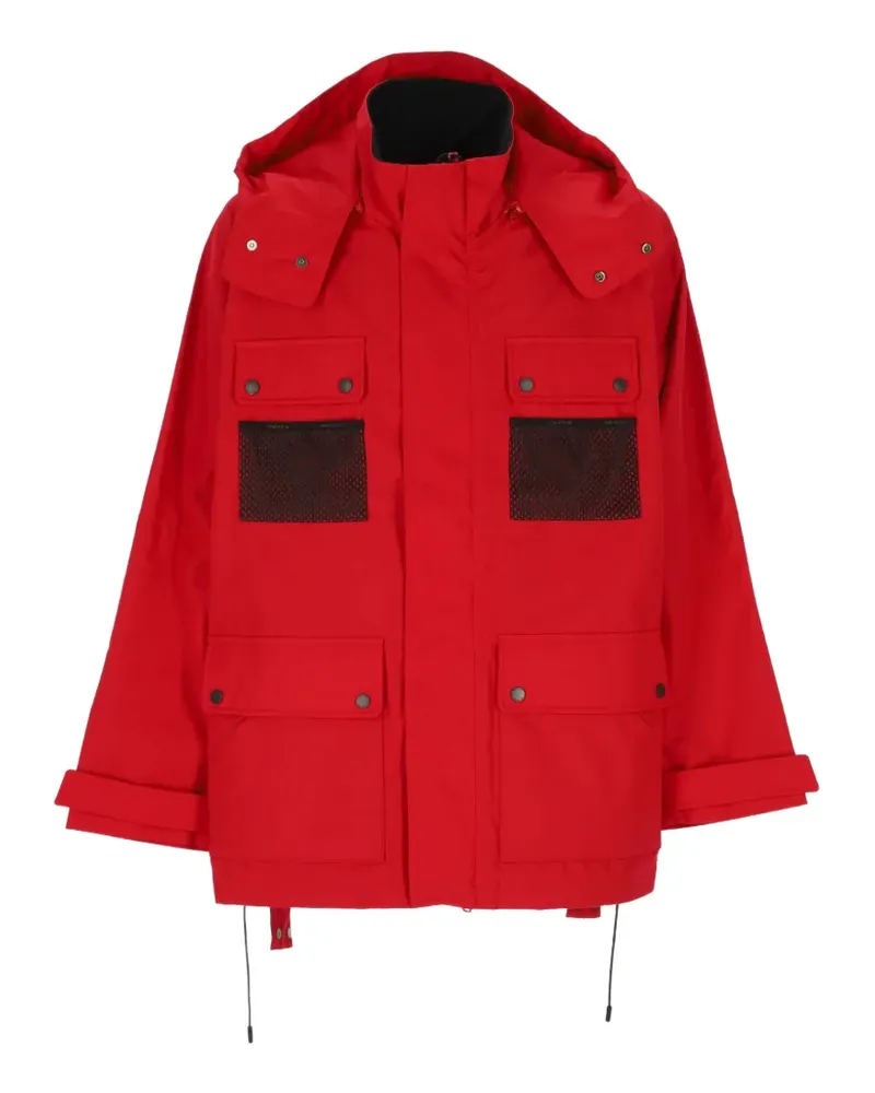 Junya Watanabe x Mammut hooded mesh-pocket hooded jacket - Rot Rot
