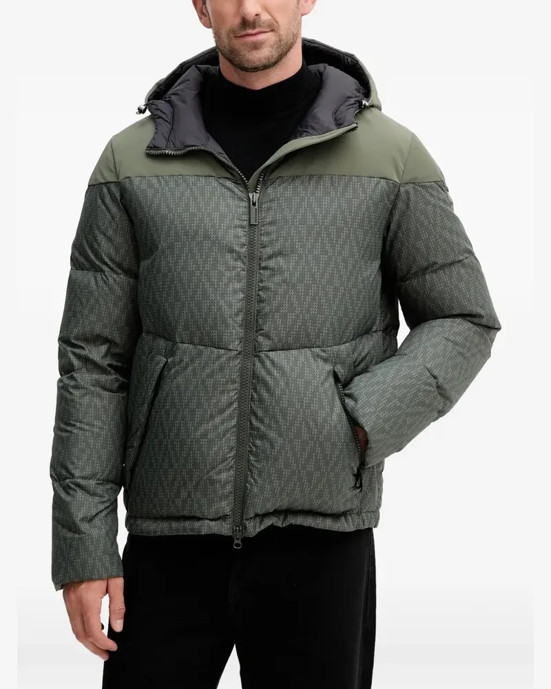 Colmar hooded patterned jacket - Grün Grün