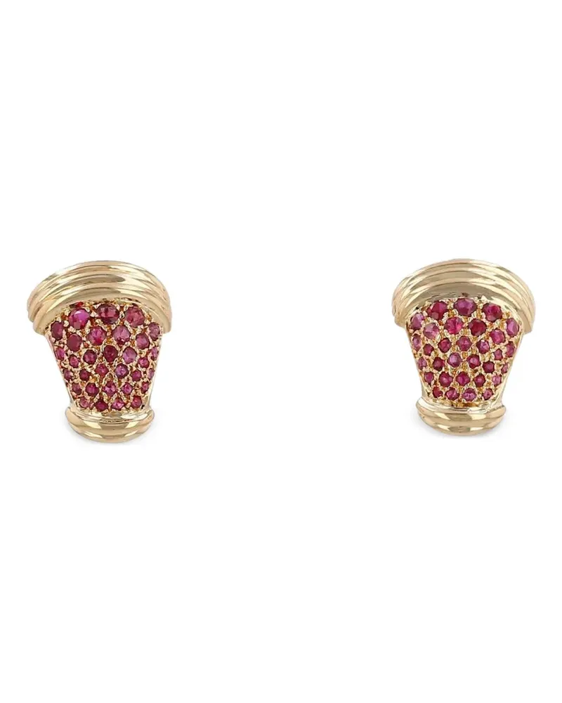 POIRAY ruby earrings - Gold Gold