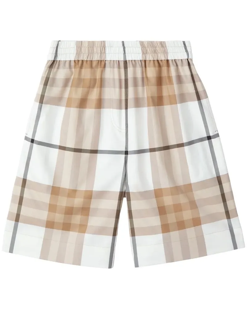 Burberry Shorts mit Signaturen-Print - Nude Nude