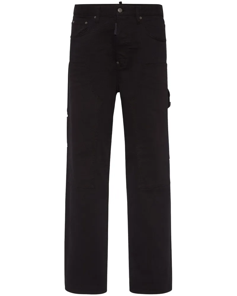 Dsquared2 Klassische Cargohose - Schwarz Schwarz