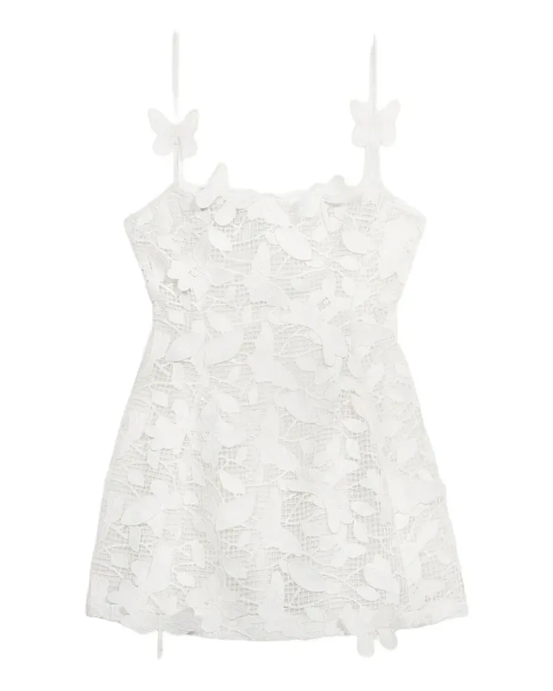 Blumarine Kleid mit Applikationen - Weiß Weiß