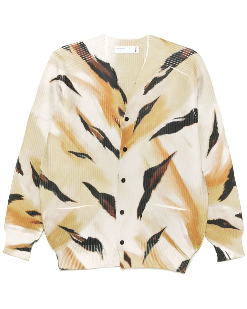 Toga Cardigan mit grafischem Print - Gelb Gelb