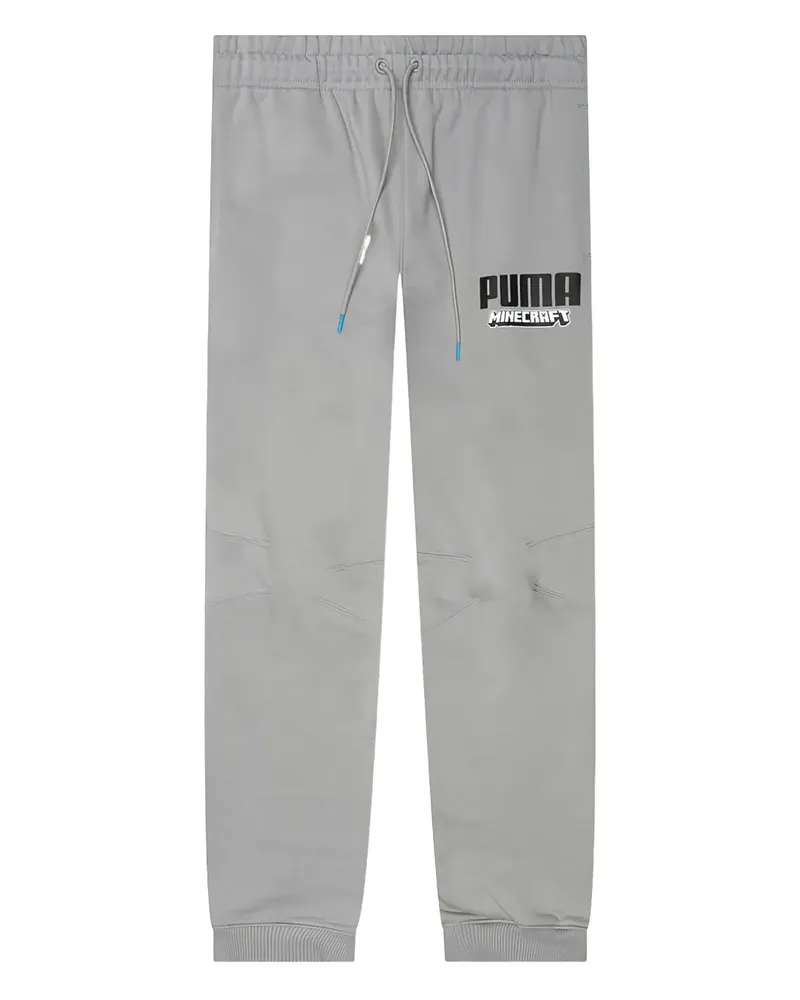 Puma x Minecraft Jogginghose mit Logo - Grau Grau