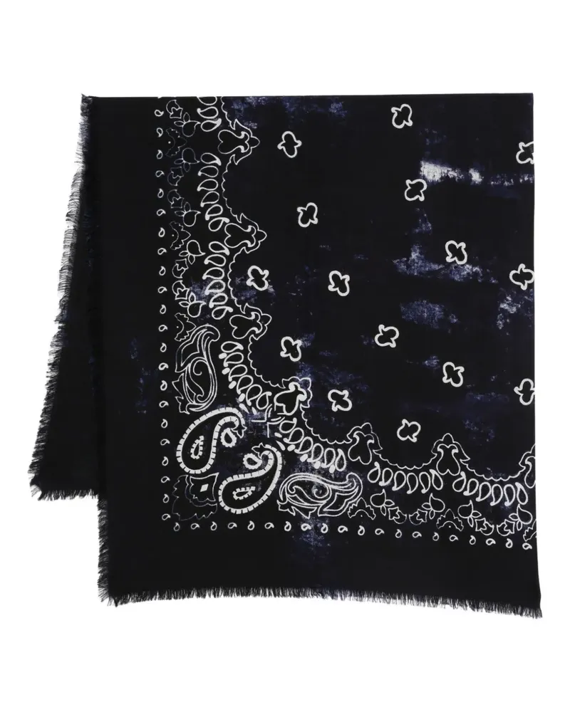 Destin Bandana mit Paisley-Print - Blau Blau