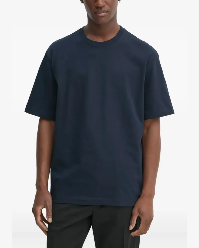 Filippa K T-Shirt mit kastigem Schnitt - Blau Blau