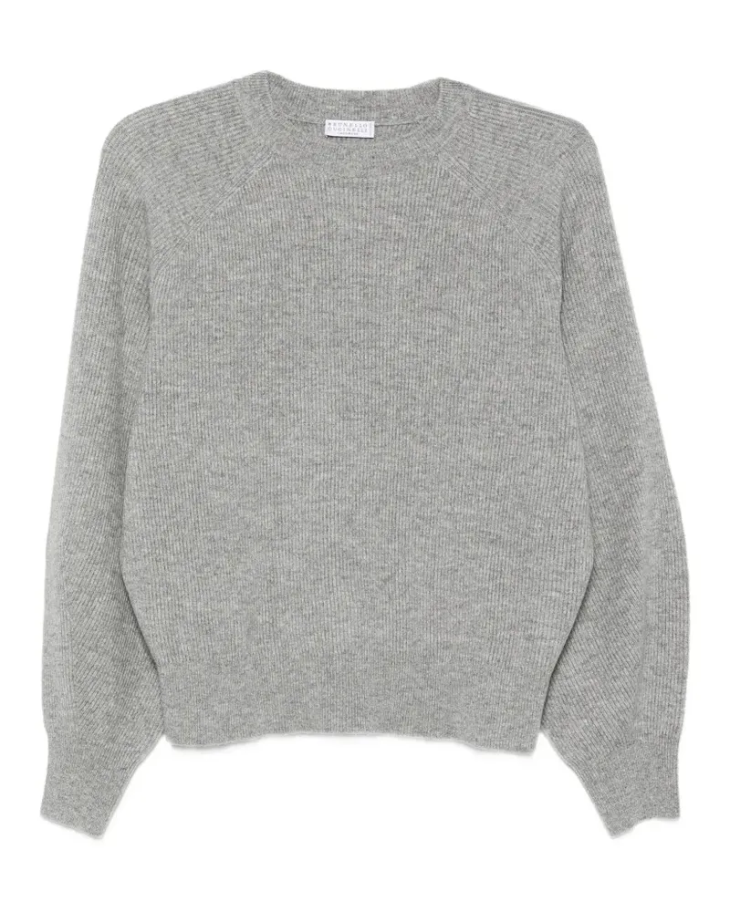 Brunello Cucinelli Pullover mit Raglanärmeln - Grau Grau