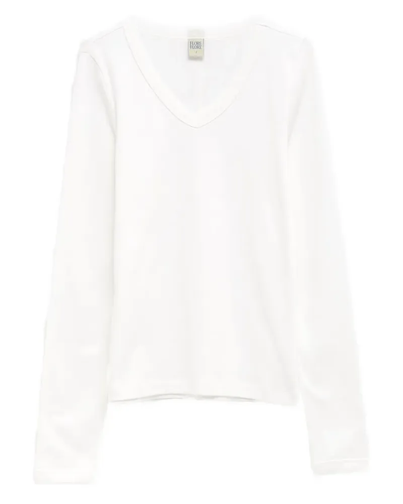 Flore Flore Jill T-Shirt aus Bio-Baumwolle - Weiß Weiß