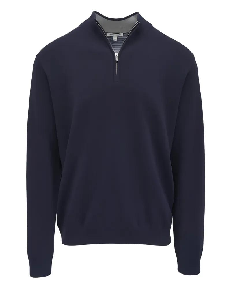 Peter Millar zip neck sweater - Blau Blau