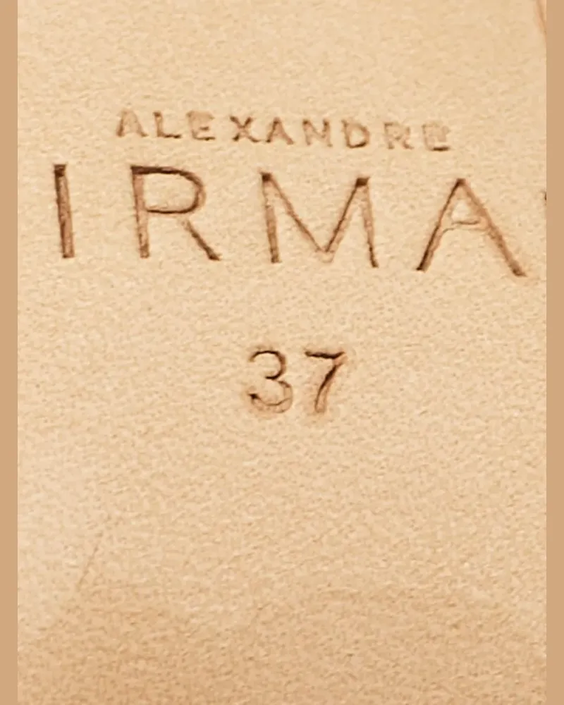 Alexandre Birman 2024 Sandalen aus Samt 105mm - Rot Rot