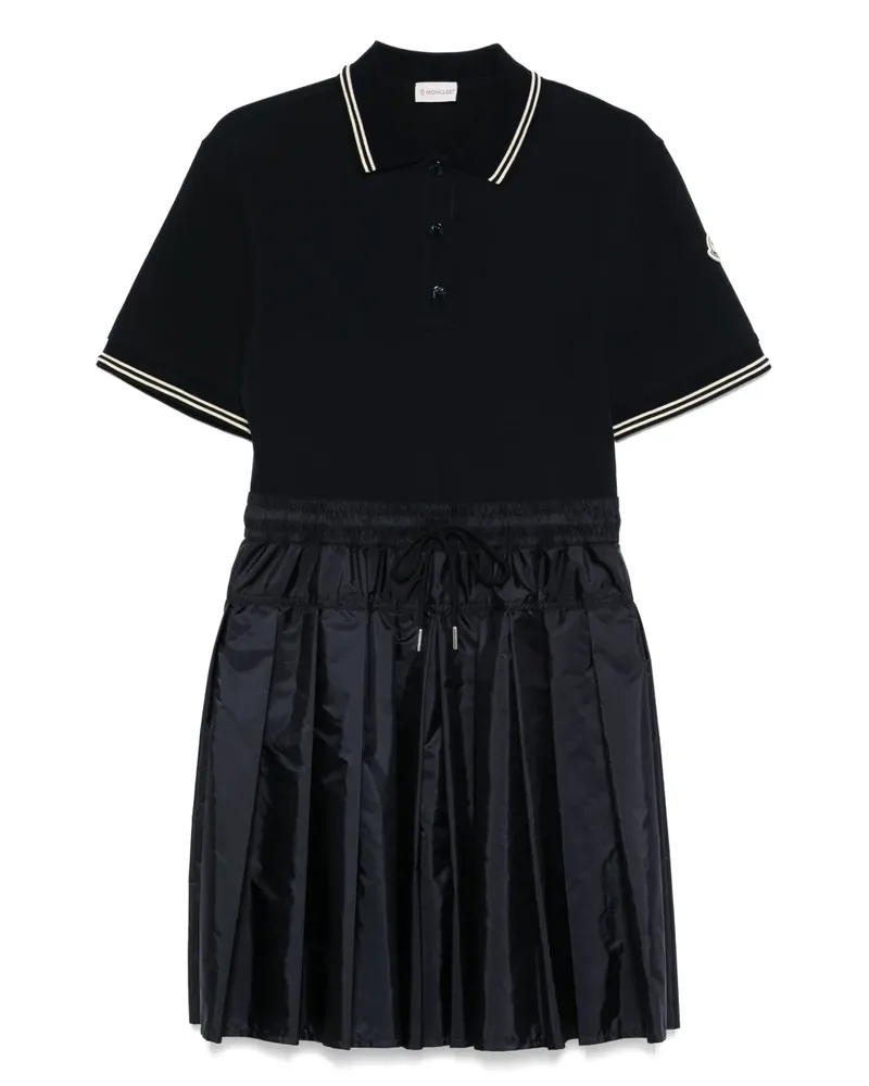 Moncler Kleid mit kurzen Ärmeln - Blau Blau