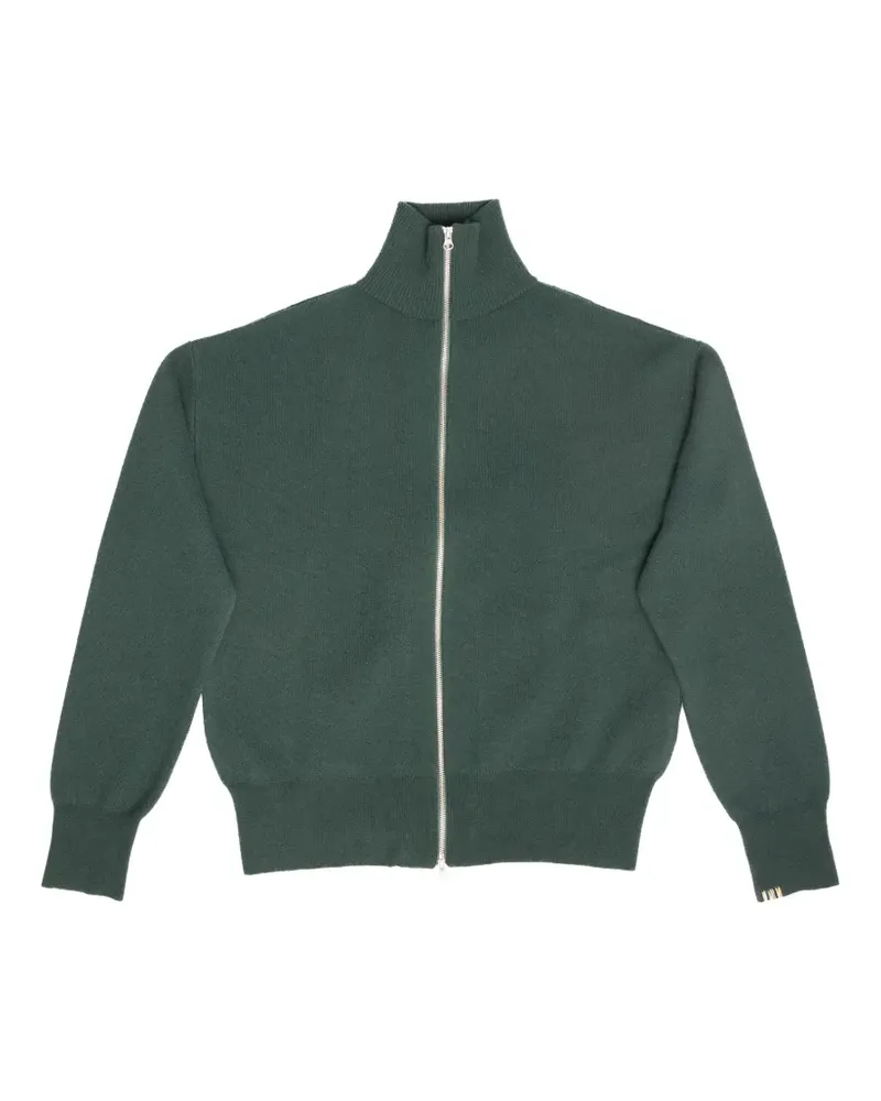 extreme cashmere n°319 Xtra Out Cardigan mit Reißverschluss - Grün Grün