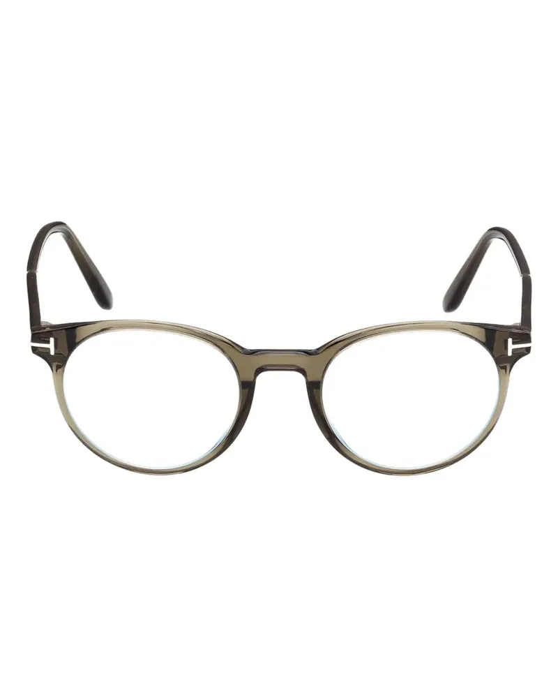 Tom Ford Brille mit rundem Gestell - Grau Grau