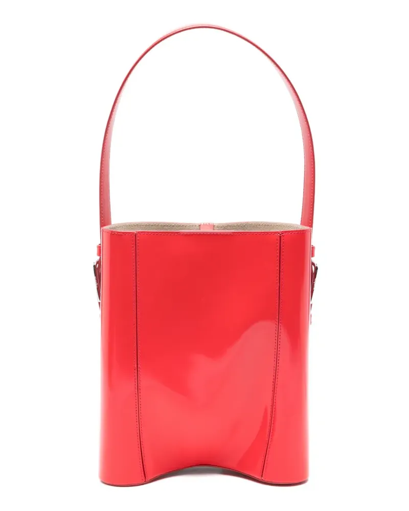 COPERNI logo-detail leather bucket bag - Rot Rot