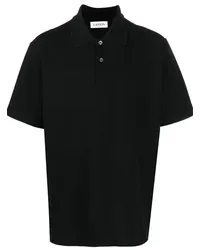 Lanvin Klassisches Poloshirt Schwarz