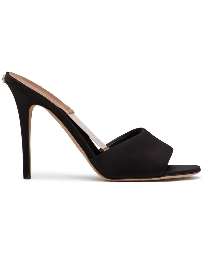 Valentino Garavani Nite-Out Sandalen aus Satin 105mm - Schwarz Schwarz