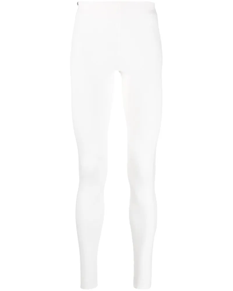 extreme cashmere Fein gerippte Leggings - Weiß Weiß