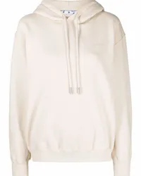 OFF-WHITE Hoodie mit Diag-Print Nude