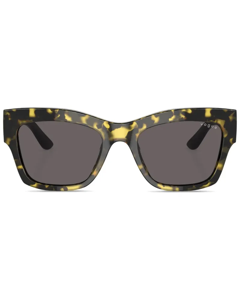Vogue Vo5524s Sonnenbrille mit eckigem Gestell - Gelb Gelb