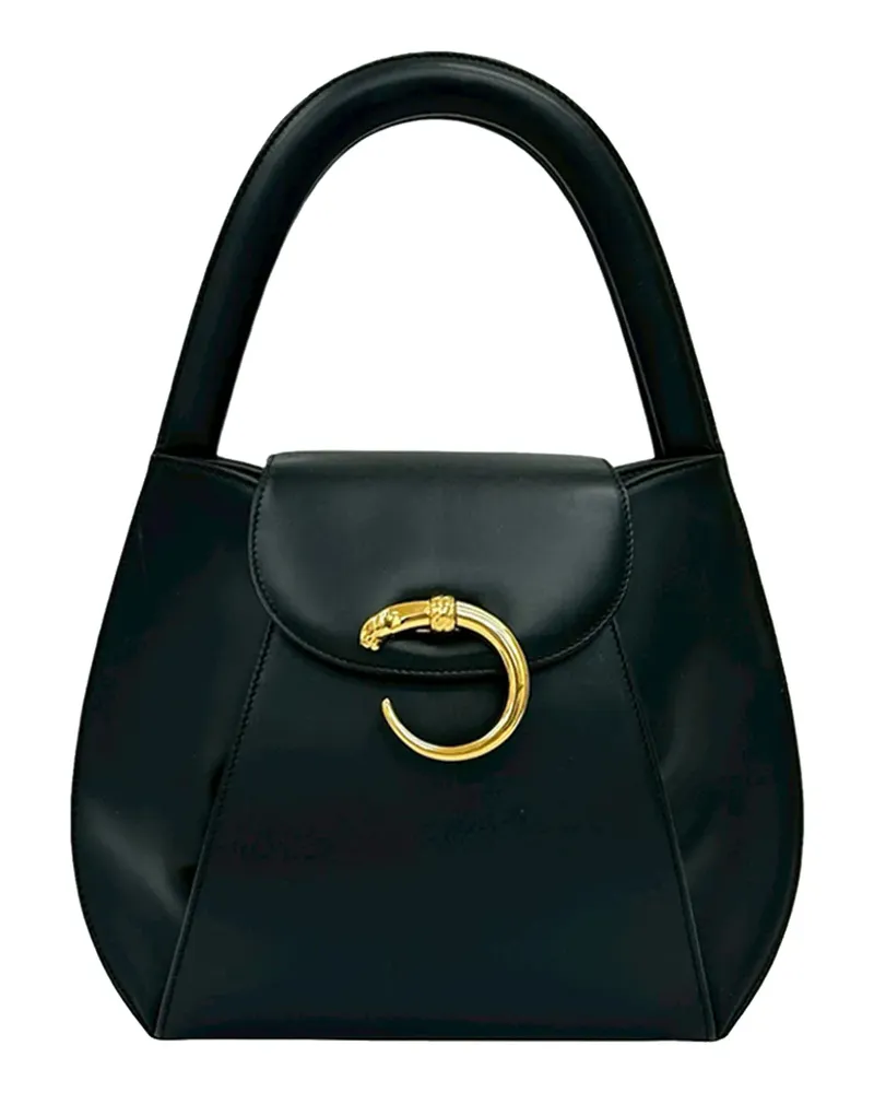 Cartier 2010-2025 Panthere Handtasche aus Leder - Schwarz Schwarz