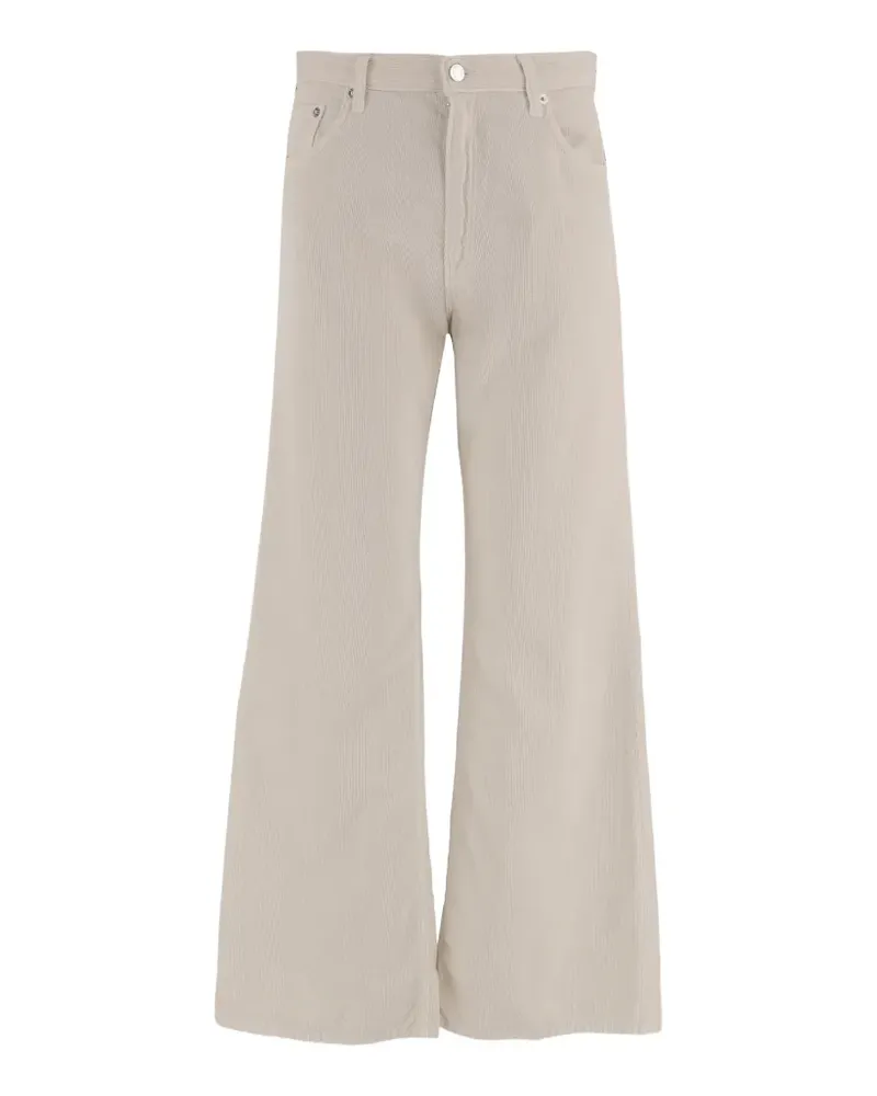 Haikure Weite Taillenhose - Weiß Weiß